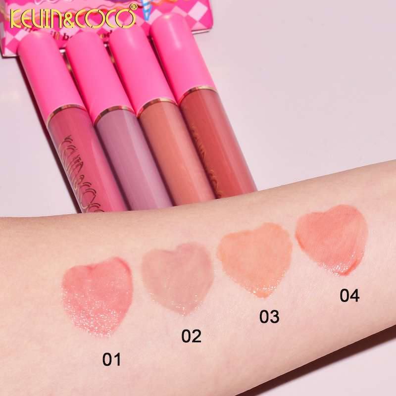 Set de 4 Lip Gloss Kevin & Coco