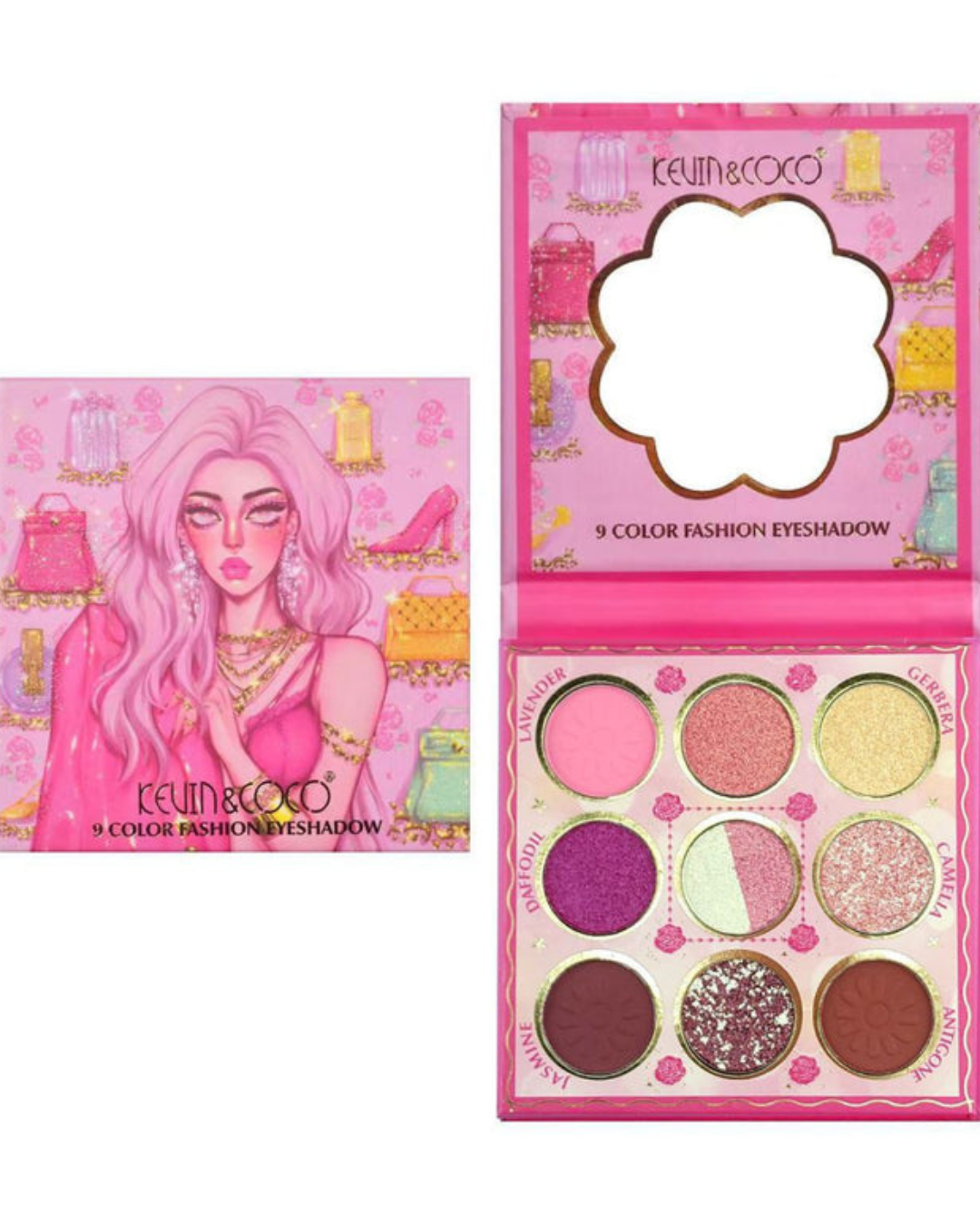Paleta De Sombras Kevin Coco Rosas