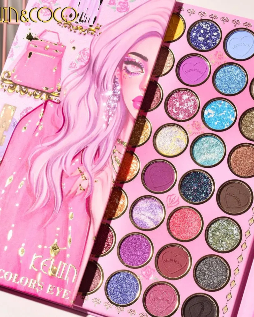 Paleta De Sombras Kevin Coco Rosas